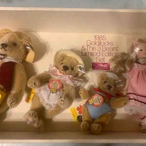 Autographed 1985 Suzanne Gibson autographed Goldilocks and 3 bears limited edit